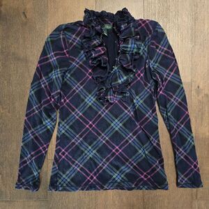 Ralph Lauren Classic Ruffle top Jersey size S